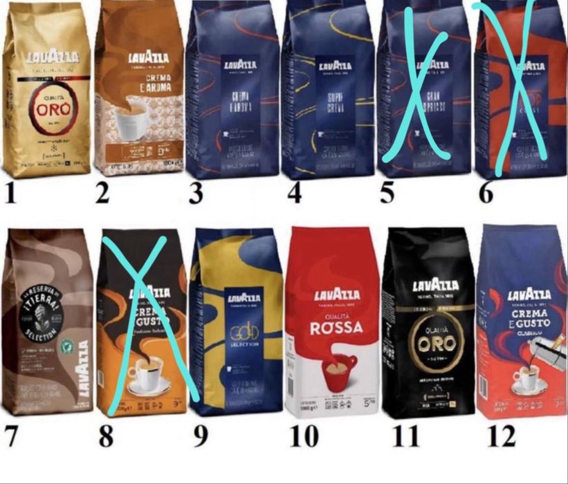 Зернова кава, Lavazza, Gimoka