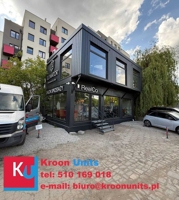 KONTENER PAWILON biurowy mieszkalny hotel domek szkoła