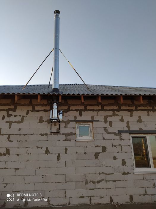 Димохід дымоходы димоход  нержавеющие утеплёная труба димарі монтаж