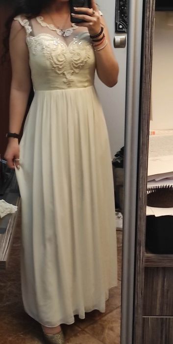 Sukienka maxi balowa, studniówkowa, wieczorowa 40/42