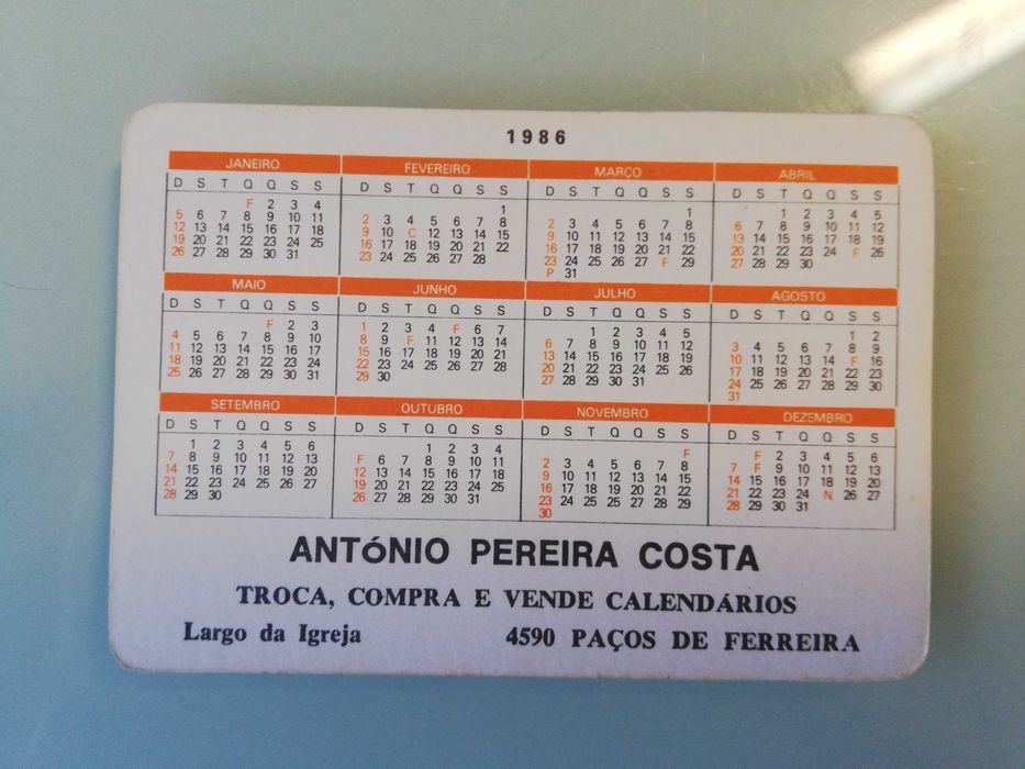 Calendários de bolso - aeronaves futuristas