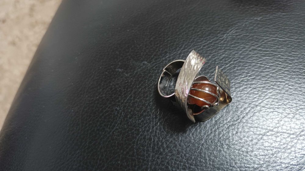 Anel em prata ajustável