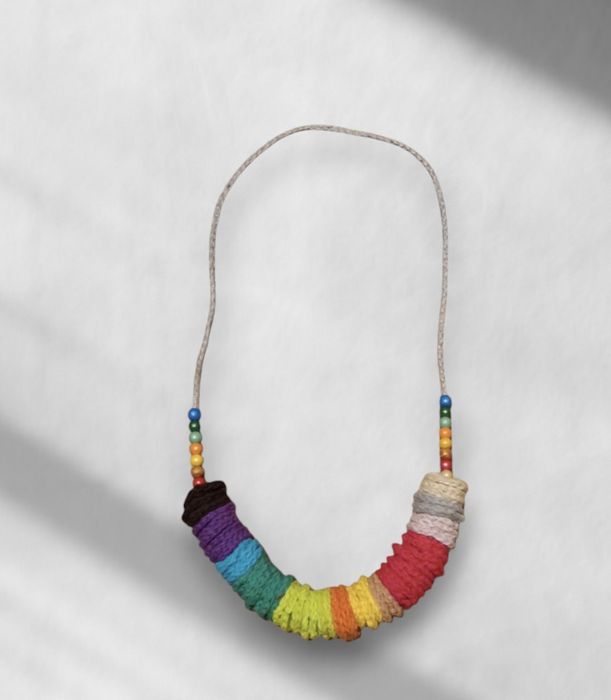 Szydełkowy naszyjnik