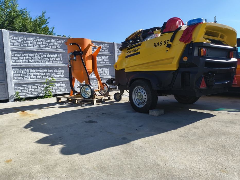 Atlas copco xas 97+piaskarka nowa dostawa gratis