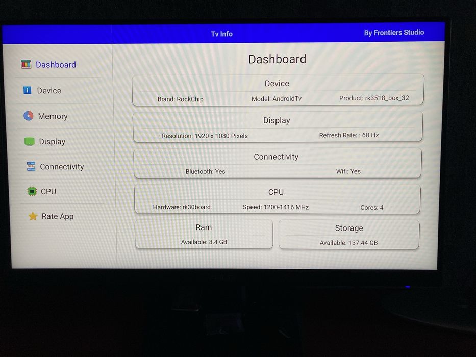 Смарт ТВ Приставка 8/128GB android 16
