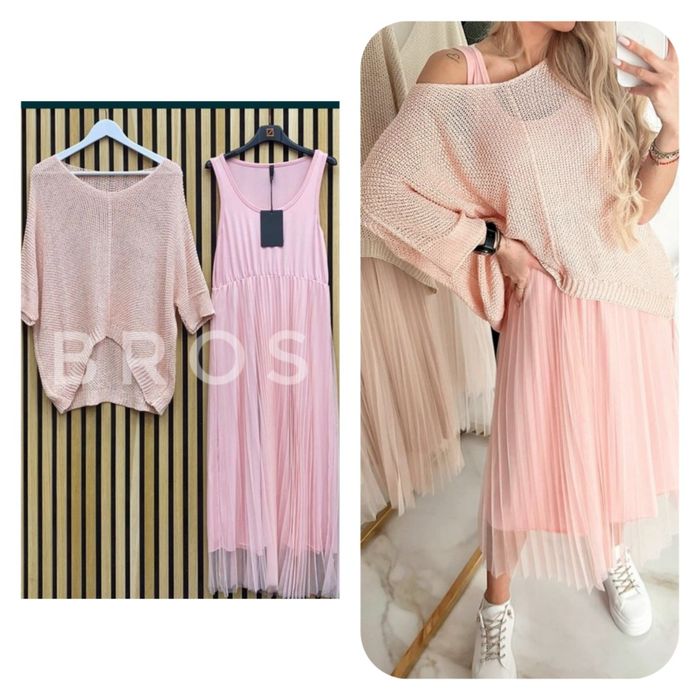 Komplet.damski ,sukienka i sweter