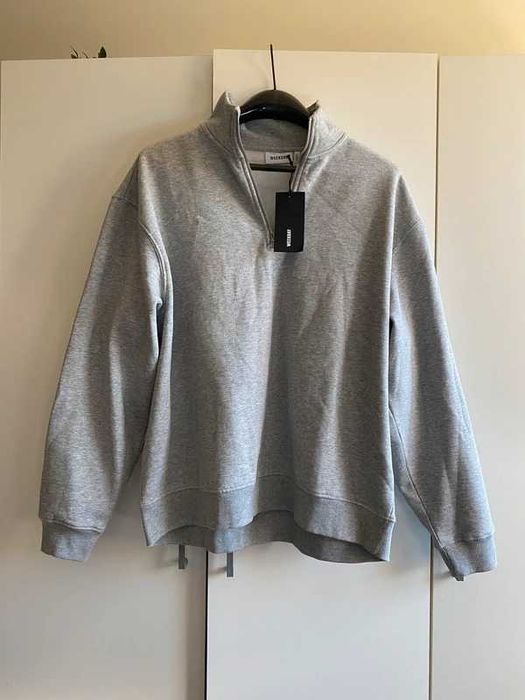 Bluza z suwakiem u góry half zip Weekday