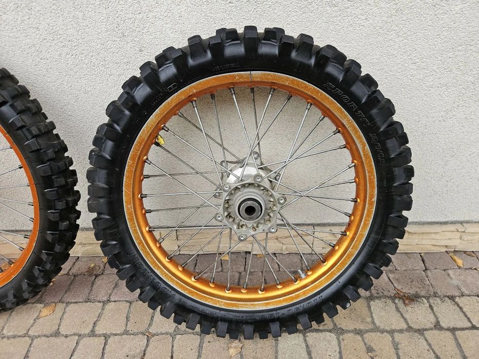 KTM EXC SX SXF FELGI KOŁO PRZÓD TYŁ OŚ 20mm 450 400 250 125 530 350 KOŁO EXCEL