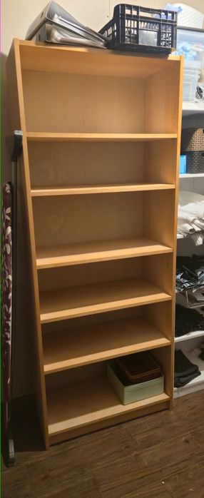 Regały Billy Ikea głębokie biały i brąz