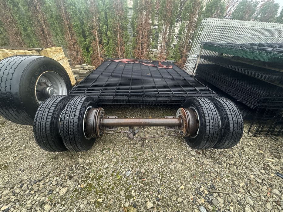 Oś do przyczepy podwojne koła