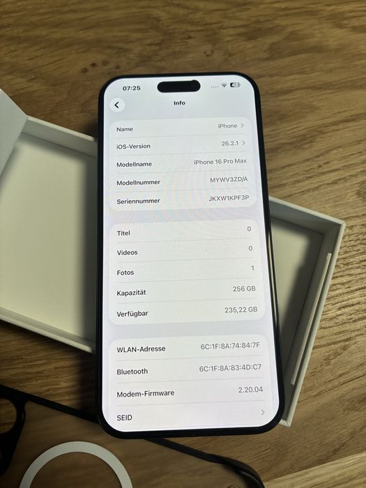 IPhone 16 Pro Max, 256 GB стан ідеал