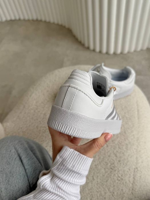 Жіночі кросівки Adidas Samba White адідас самба білі