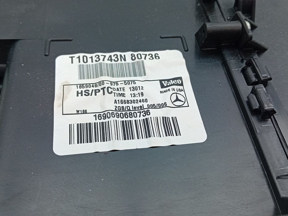 Chauffage / sofagem completa MERCEDES-BENZ Classe M (W166)