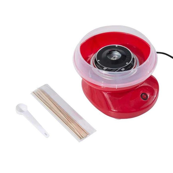 Máquina de Algodão Doce - Potência 450W-550W - Vermelho