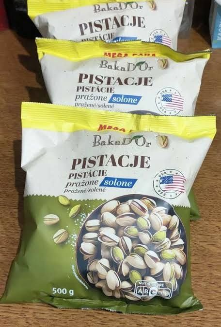 Pistacje w paczkach po 1000gx10