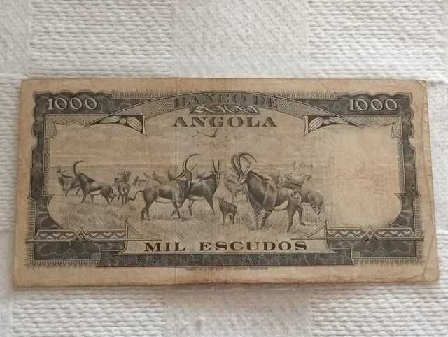 Nota Angola 1000 Escudos 1956