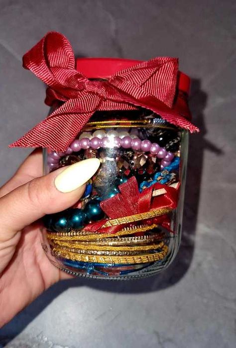 Mystery box Słoik z biżuterią Nowe Handmade
