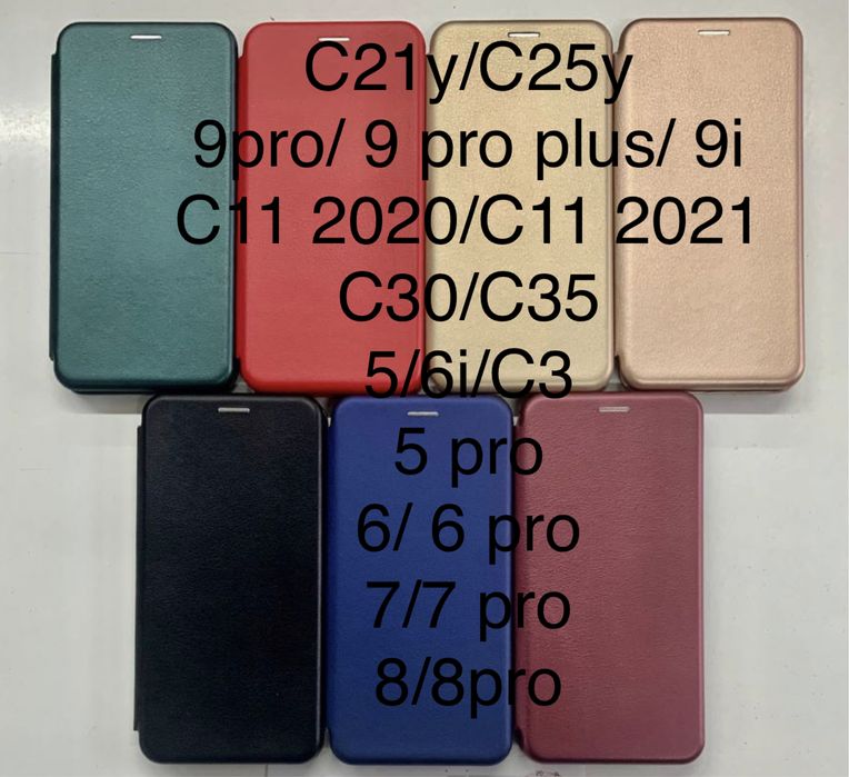 Чехол книжка Реалме с21у отдел для карт Realme c21y / c25y и другие