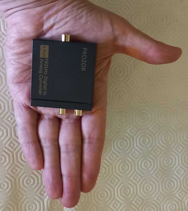 DAC PROZOR 192kHZ - 24bit : 5.1CH Digital Coaxial / Optical to RCA Stereo