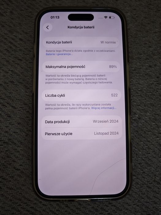iPhone 16 256 GB - BIAŁY