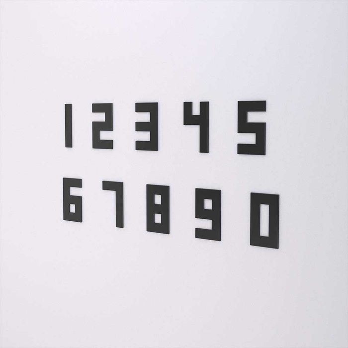 Números de porta com design diferenciador - 2 Tipos