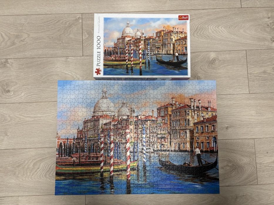 Пазли Trefl “Canal Grande” та “Paris at dawn”, 1000 елементів