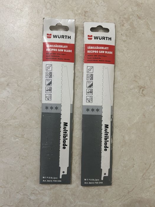Brzeszczot piły szablowej wurth multiblade