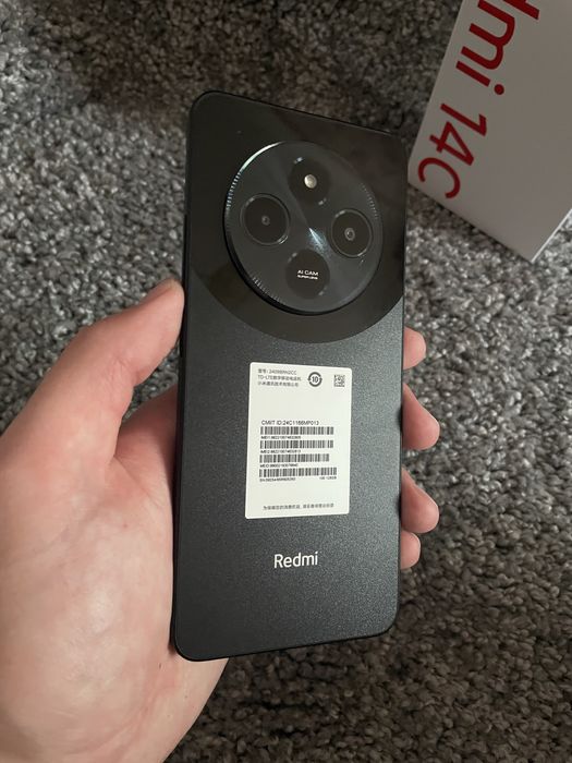 Телефон Xiaomi Redmi 14C 4/128GB ПОВНІСТЮ НОВИЙ|ЧОРНИЙ КОЛІР