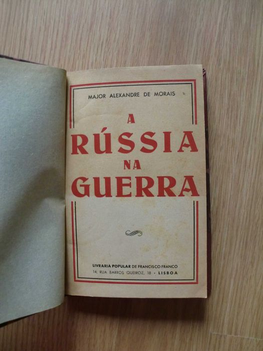 A Rússia na Guerra do Major Alexandre de Morais