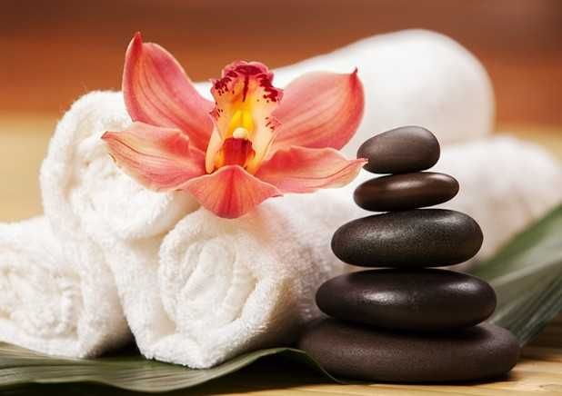 Massagem relaxante .Saude e bem estar.