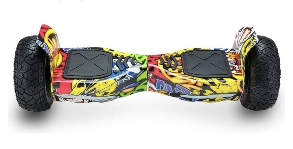 Hoverboard Skate Elétrico 8.5" Original Led Bluetooth Offroad