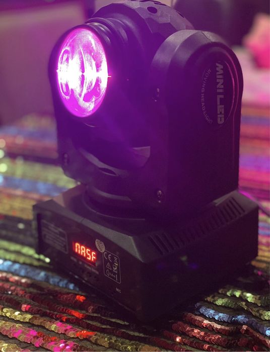 Moving head light double face novo em caixa