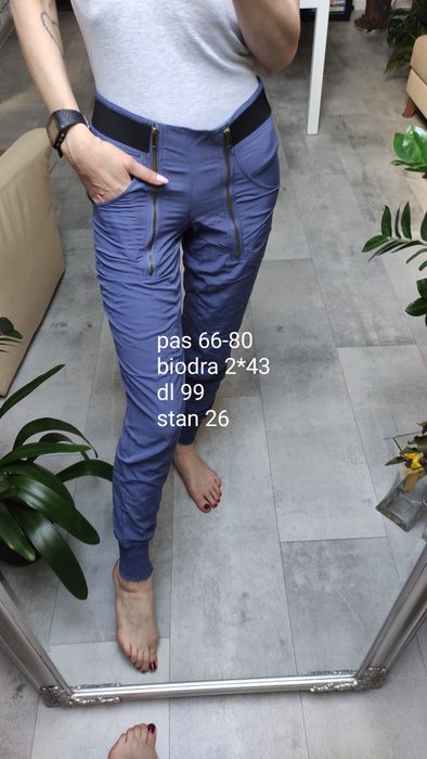Nowe spodnie do kostek z wiskozy xxs