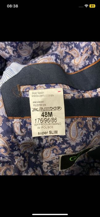 Garnitur ze spodniami