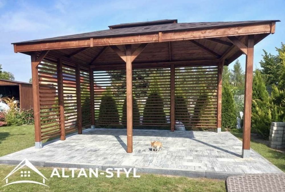 Altany, altanki, wiaty, altana ogrodowa EWELINA 3x3m PRODUCENT