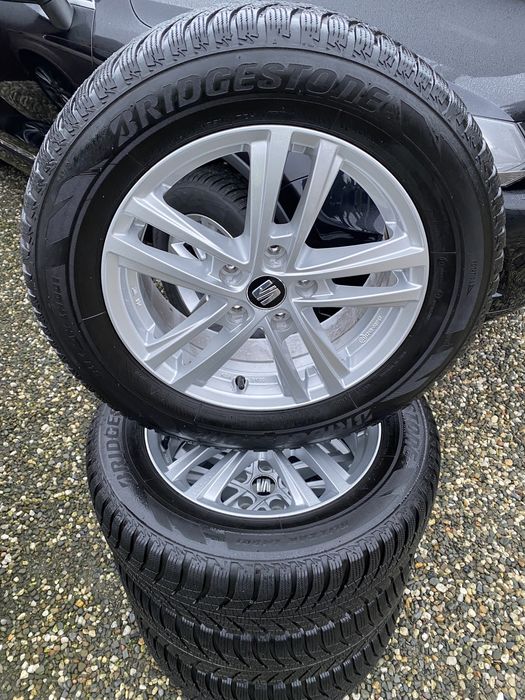 Felgi aluminiowe Seat Ateca 16” 5x112 z oponami zimowymi