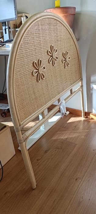 Zagłówek rattanowy naturalny Daisy