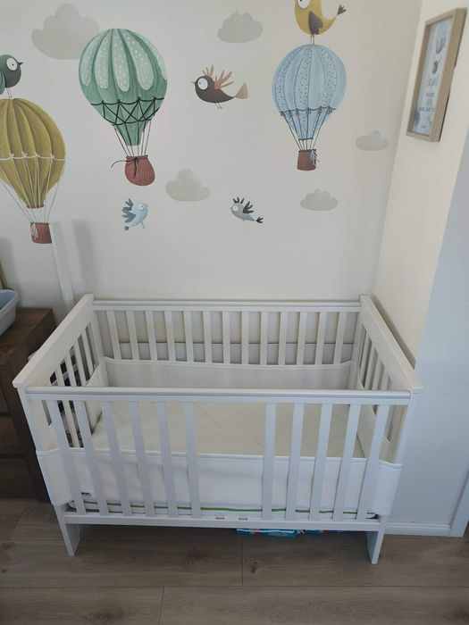 Łóżeczko dziecięce Klupś 120x60 cm materac gratis