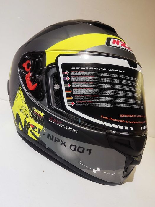 Capacete NZi integral mota scooter novo
