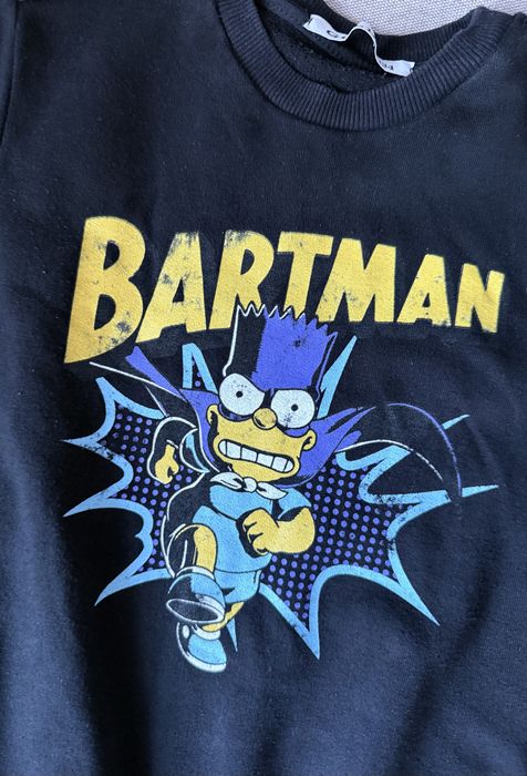 Чорний світшот Bartman (The Simpsons) для хлопчика, розмір 134