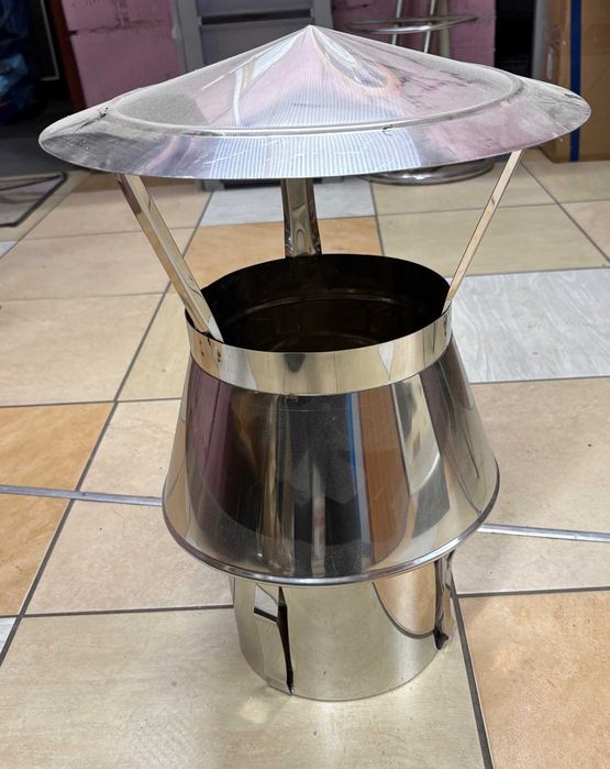 Daszek na komin, stal nierdzewna