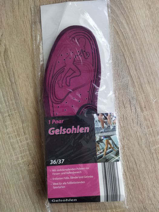 Wkładki damskie do butów 36/37