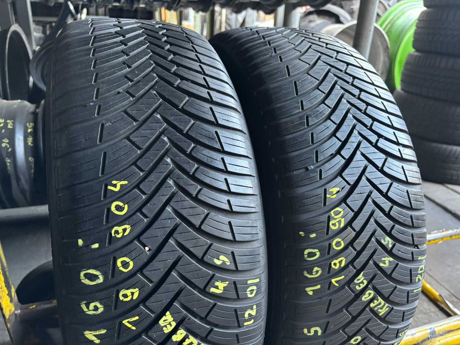 2X OPONY CAŁOROCZNE 215/60R16 99H Kleber Quadraxer 2 6.9MM 2020R SPR. CAŁE! #190904
