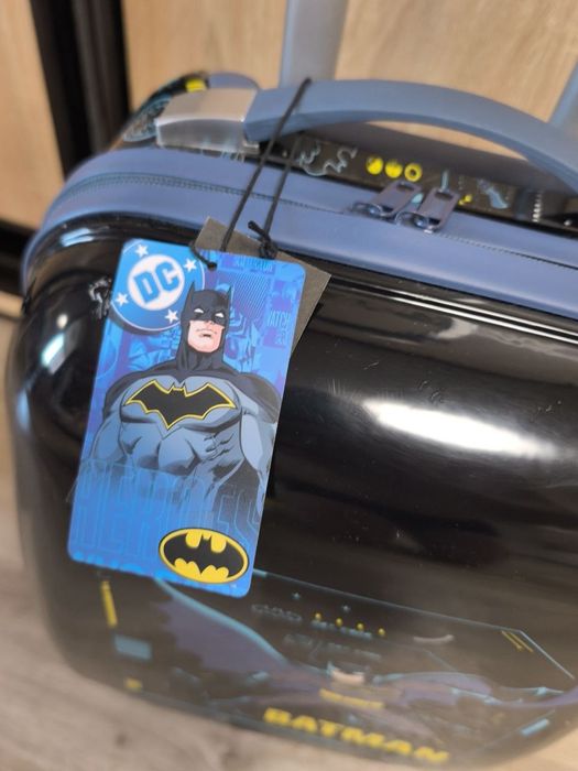 Дитяча валіза "Batman"з пластику, маленький чемодан, детский чемодан