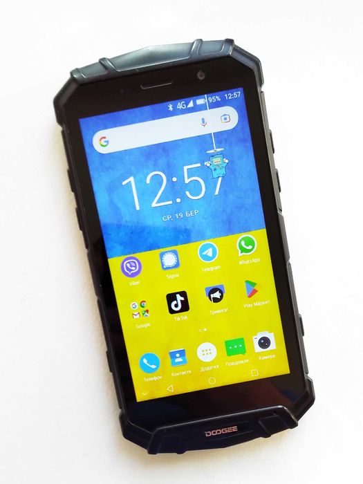 Dogee S60 (6/64gb) 2 сім карти, протиударний, IP68!