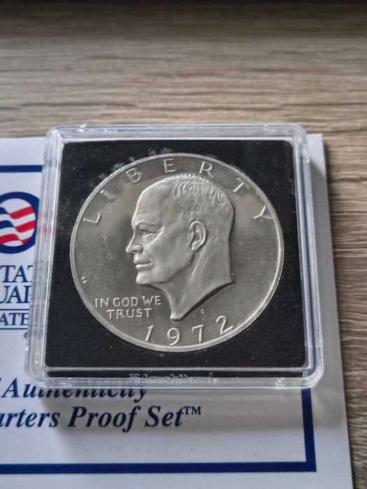Monety USA Dolar Eisenhover set state quarters