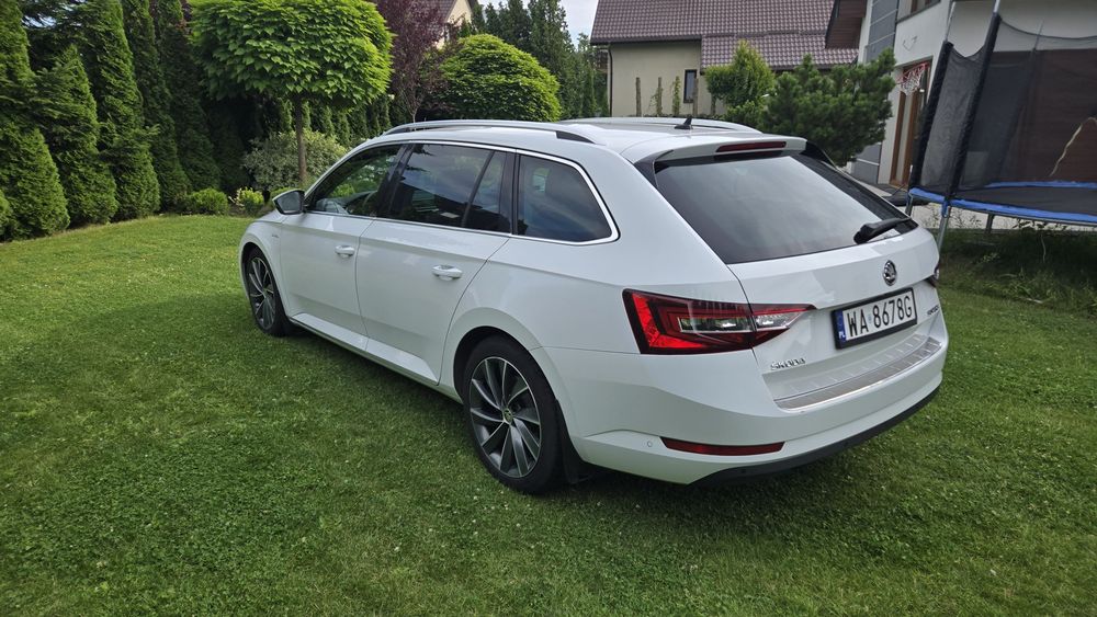 Skoda Superb III L&K 2.0TDI WEBASTO biała perła