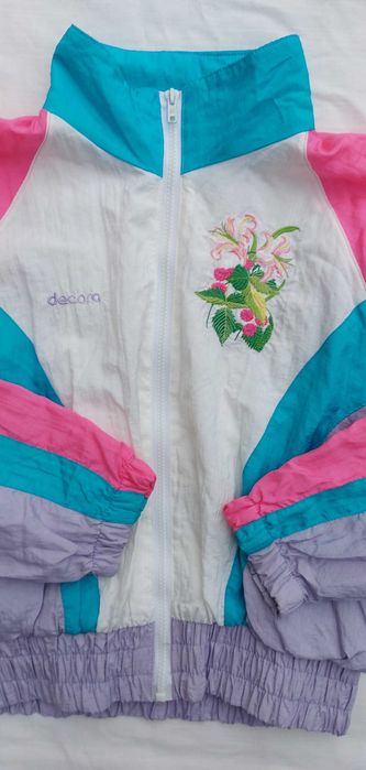 XS S dres vintage pastelowy lata 80
