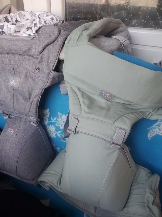 Хіпсіт ергорюкзак 6в1 чорний сірий зелений