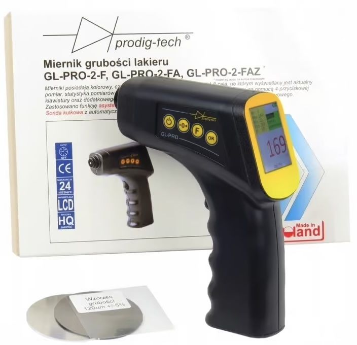 Wynajem czunik/miernik grubości lakieru Auta Busa